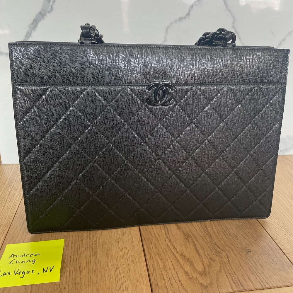 Chanel So Black Tote Bag